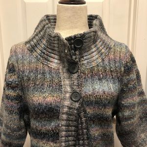 Express “Rainbow” 3-Button Cardigan - Medium